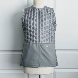 Nike Therma-FIT ADV Vest Running Packable Downfill Lightweight Silver Grey M NWT
